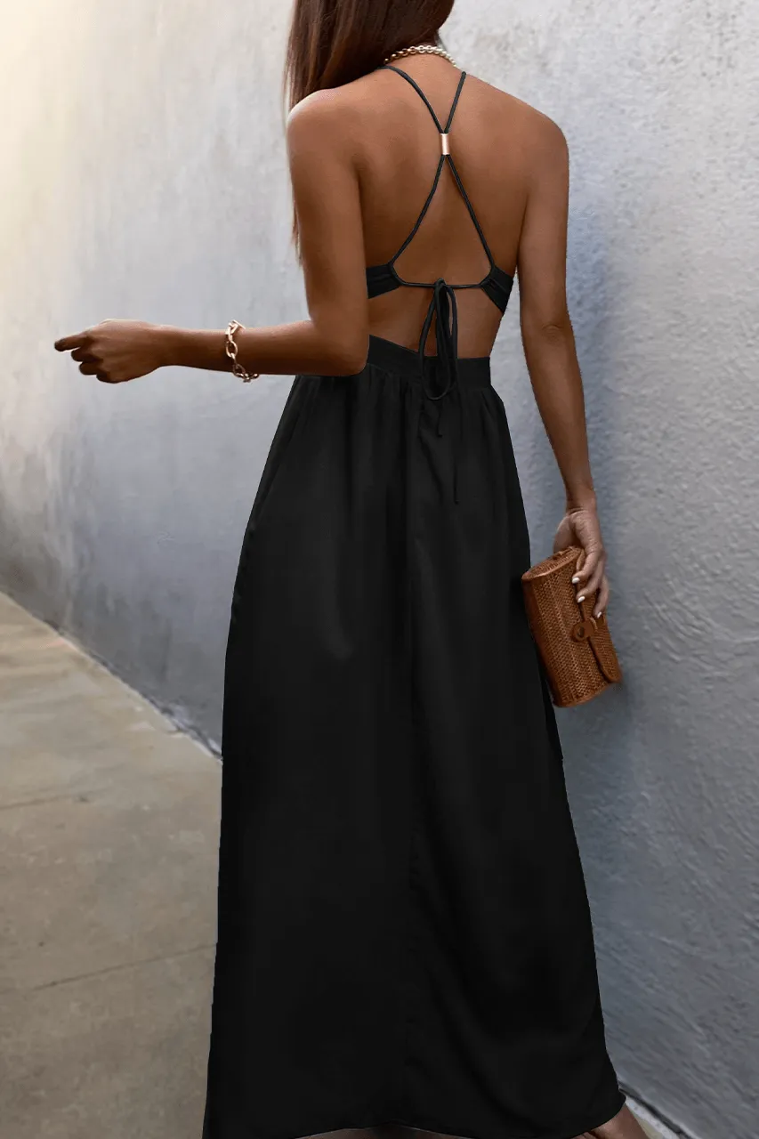 Amal Maxi Dress - Black