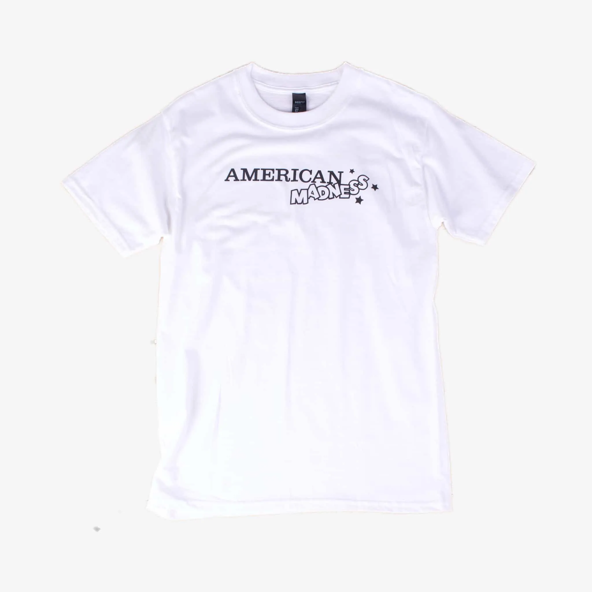 American Madness 80's Logo Tee - Monochrome