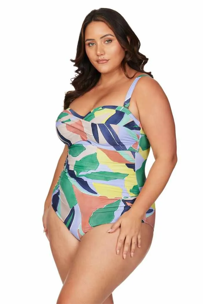 Artesands Botticelli Underwire Bandeau One Piece - L Avana