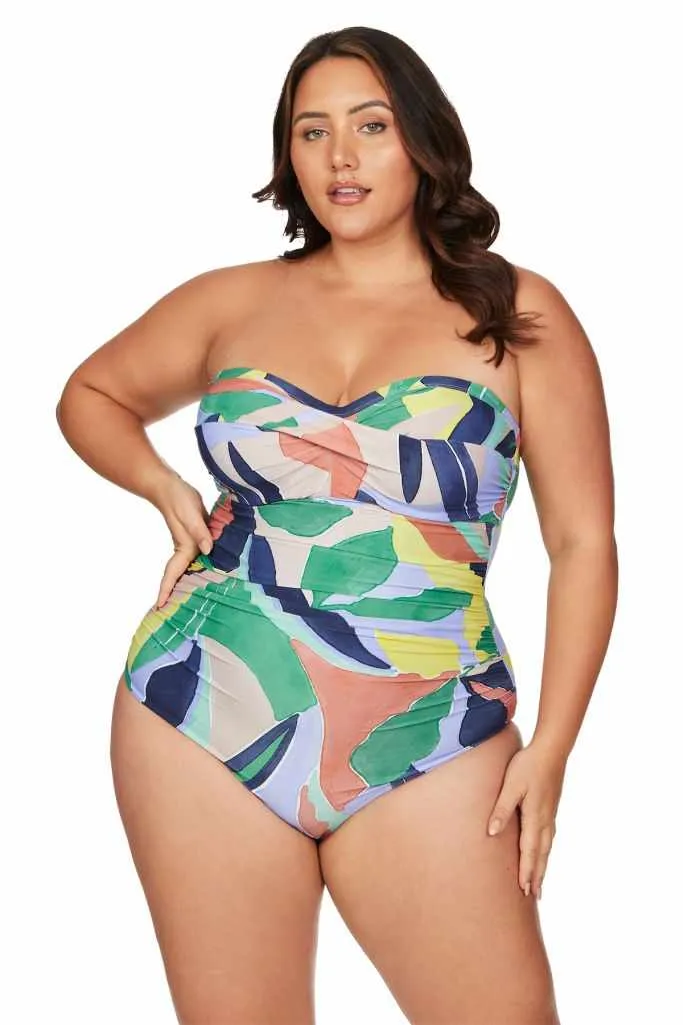 Artesands Botticelli Underwire Bandeau One Piece - L Avana