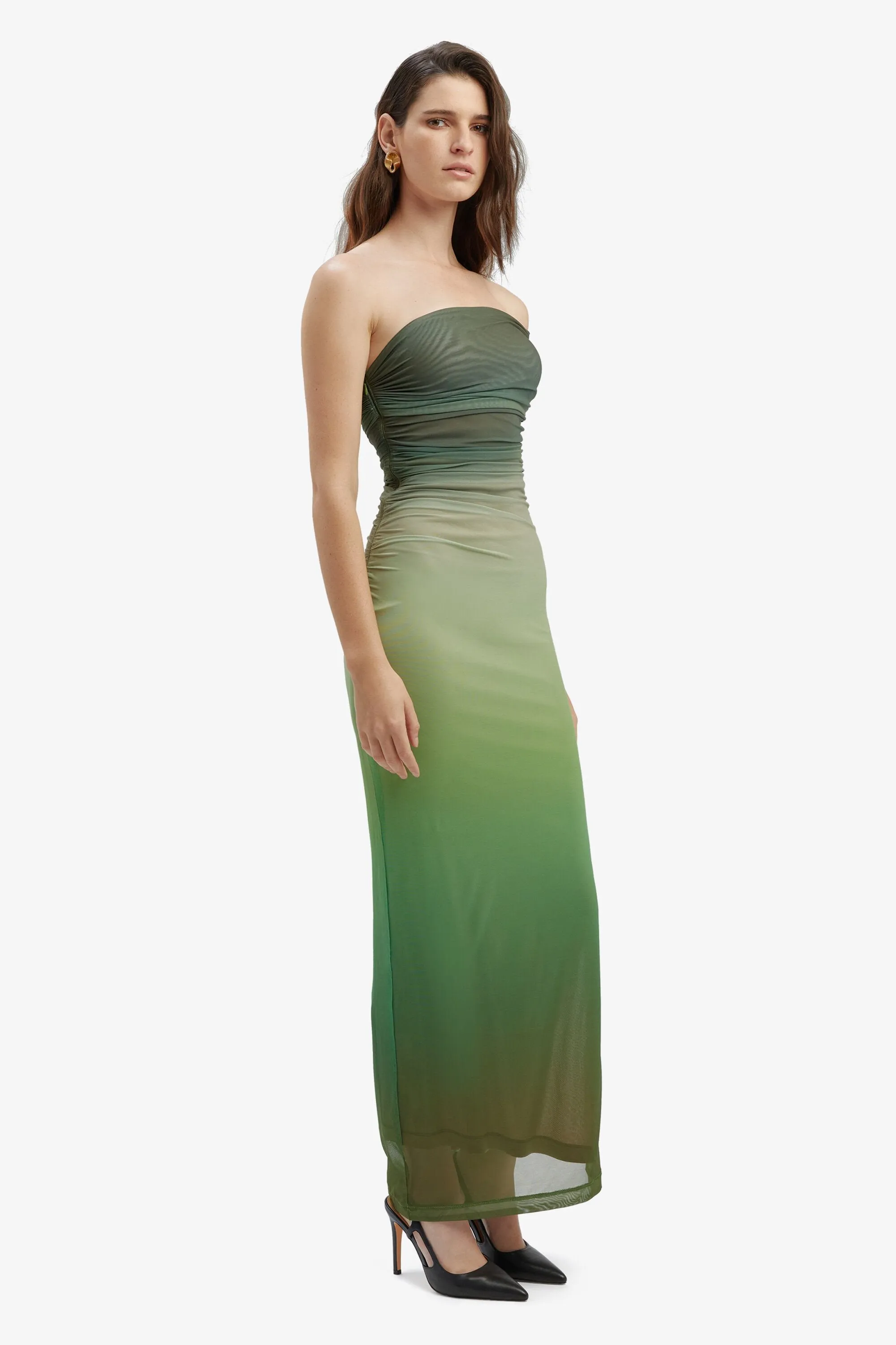 Aurelia Maxi Dress - Green Ombre