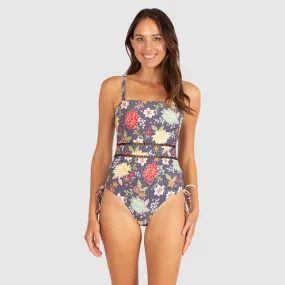 Baku Bandeau One Piece - Pebble Beach