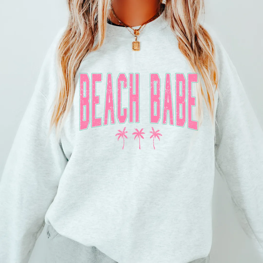 BEACH BABE PALM GRAPHIC