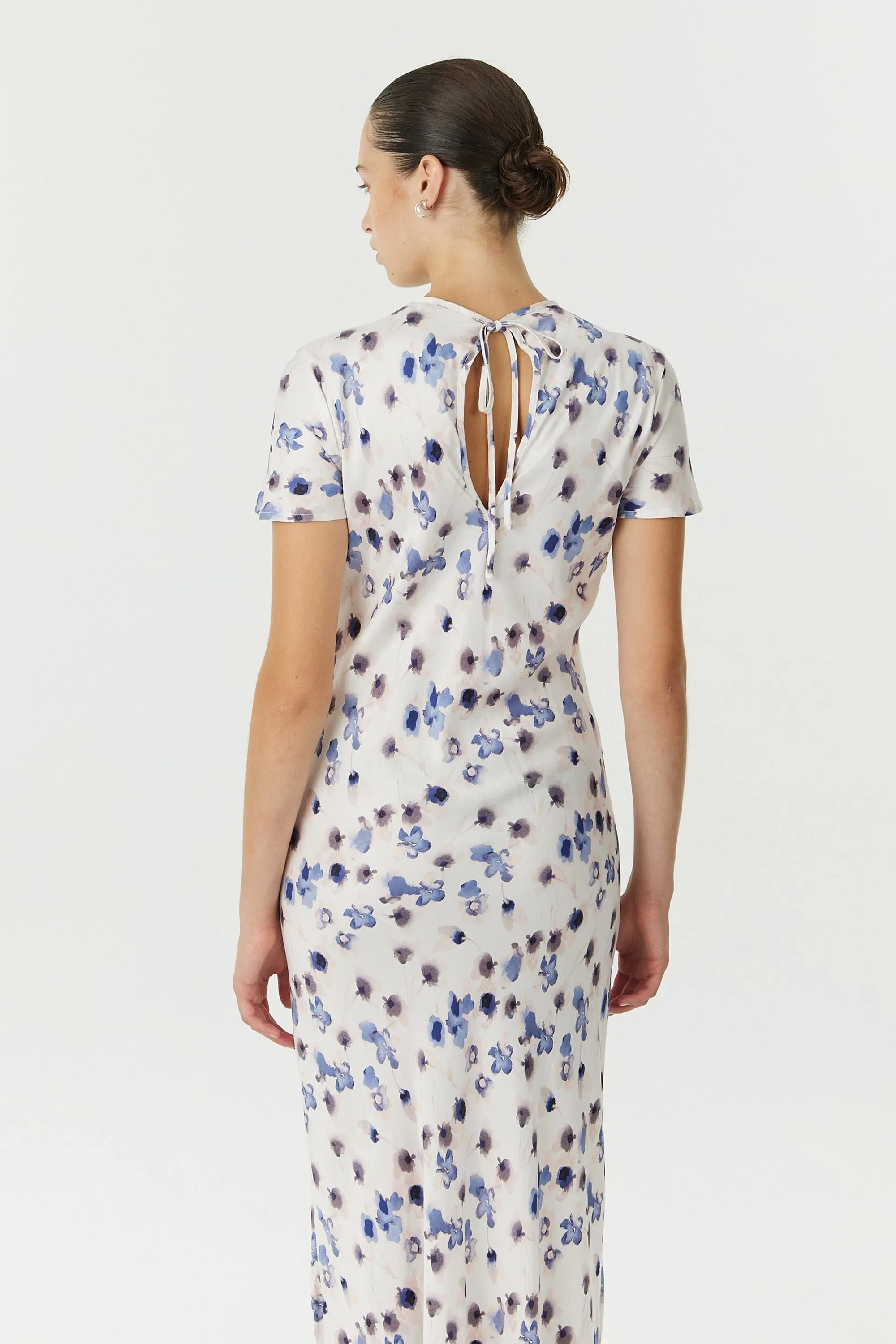 Blue Bell Maxi Bias Tee Dress