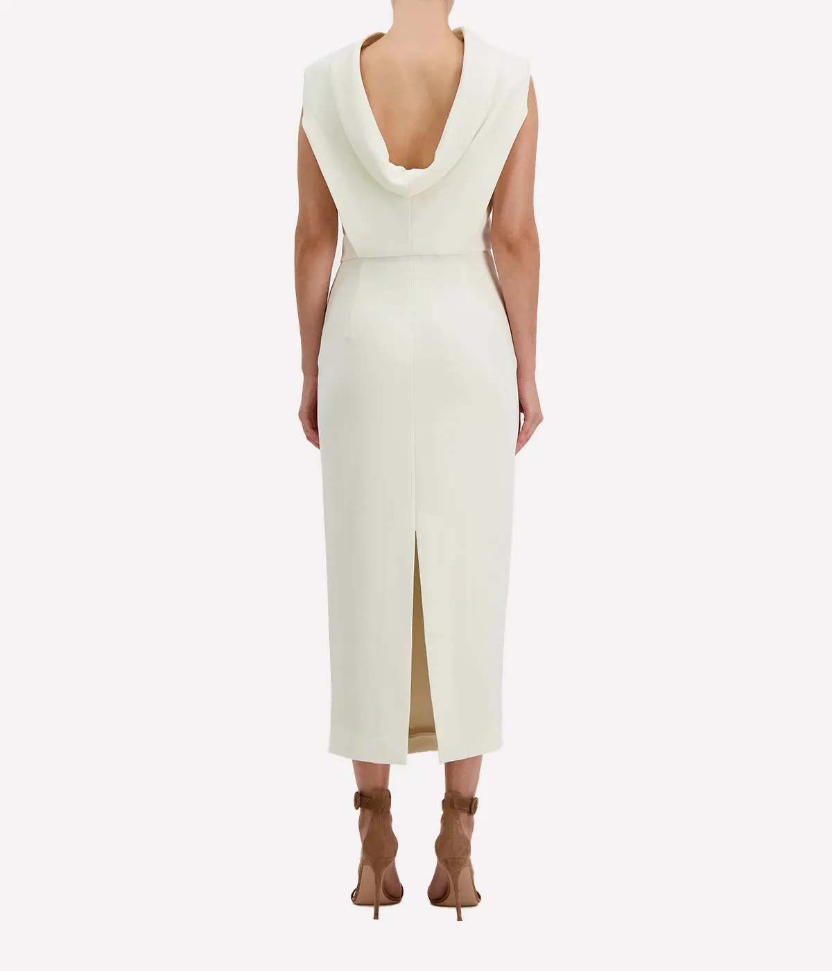 Cady Midi Dress in Cream