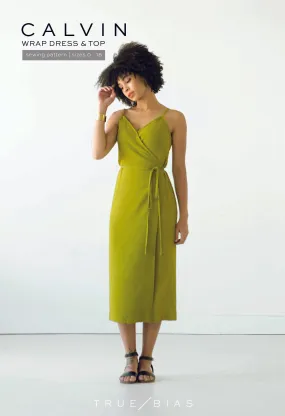 Calvin Wrap Dress | Sz 0-18 | Sewing Pattern by True Bias