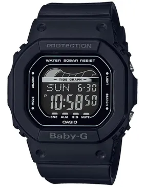 Casio Baby-G G-LIDE Watch - Tide Graph - Black - Negative Display - 200M