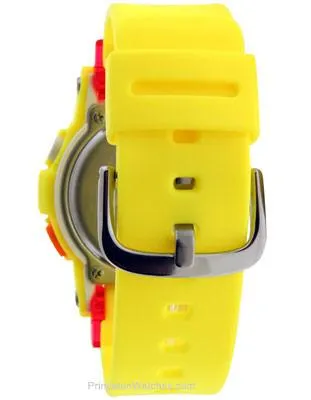 Casio Ladies Baby-G - Analog / Digital - Tide Graph Feature - Yellow Resin Strap