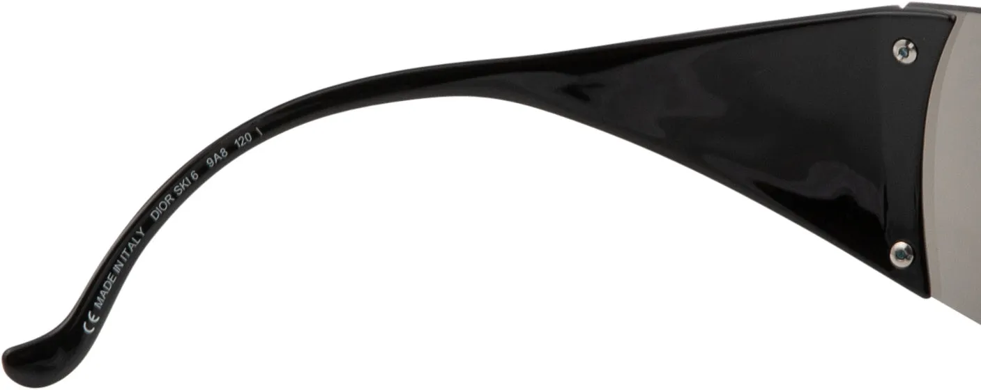 Christian Dior Ski 6 Black Logo Sunglasses