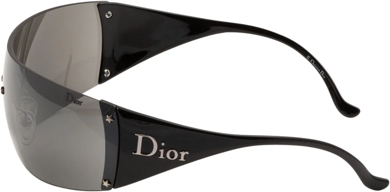 Christian Dior Ski 6 Black Logo Sunglasses