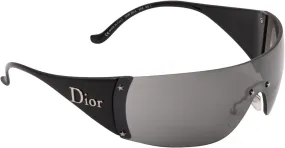 Christian Dior Ski 6 Black Logo Sunglasses