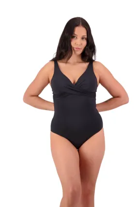 Contours Underwire Wrap Suit - Black