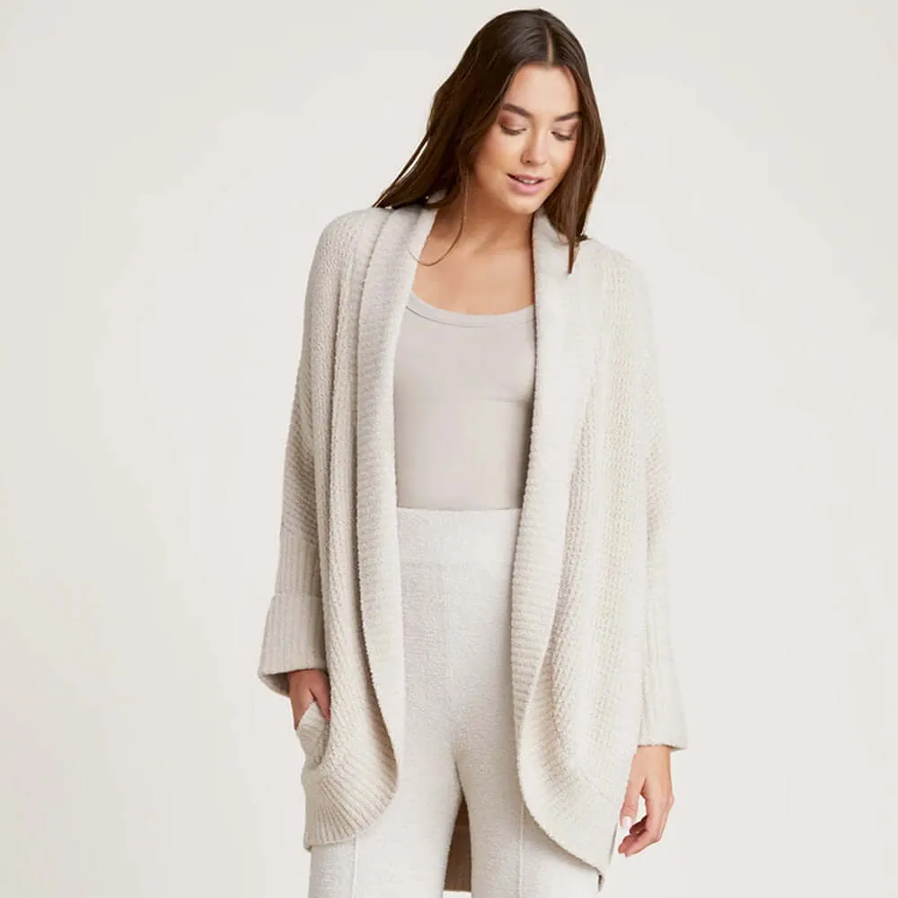 Cozychic L/Xl Lite Waffle Cocoon Ca Stone By Barefoot Dreams