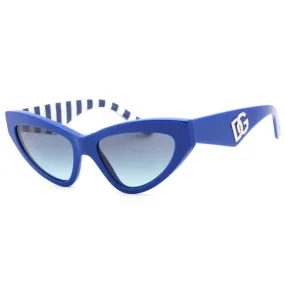 Dolce & Gabbana 0DG4439 Sunglasses Blue / Azure Gradient Dark Blue Women's