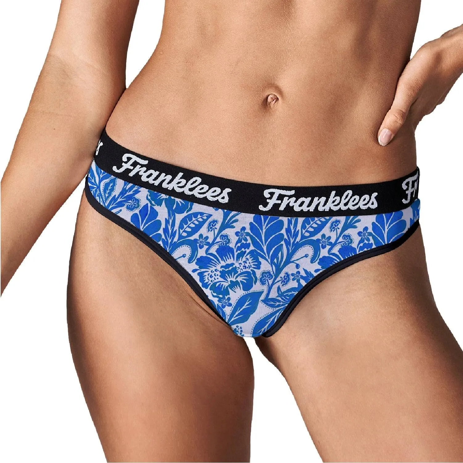 G-String | Soft Cotton | Blue Florals