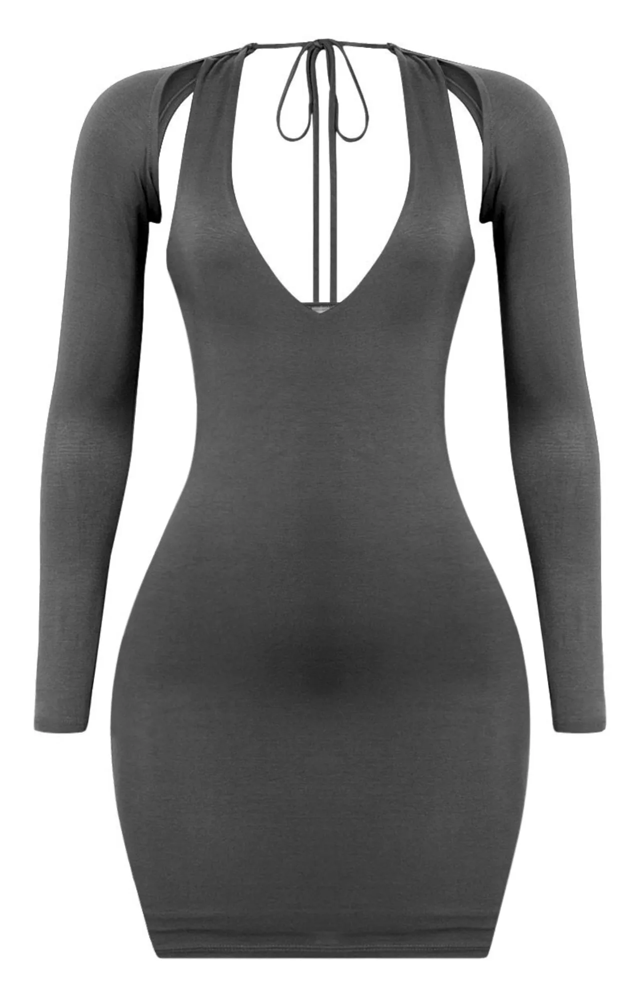 Gemma Long Sleeve Cutout Mini Dress