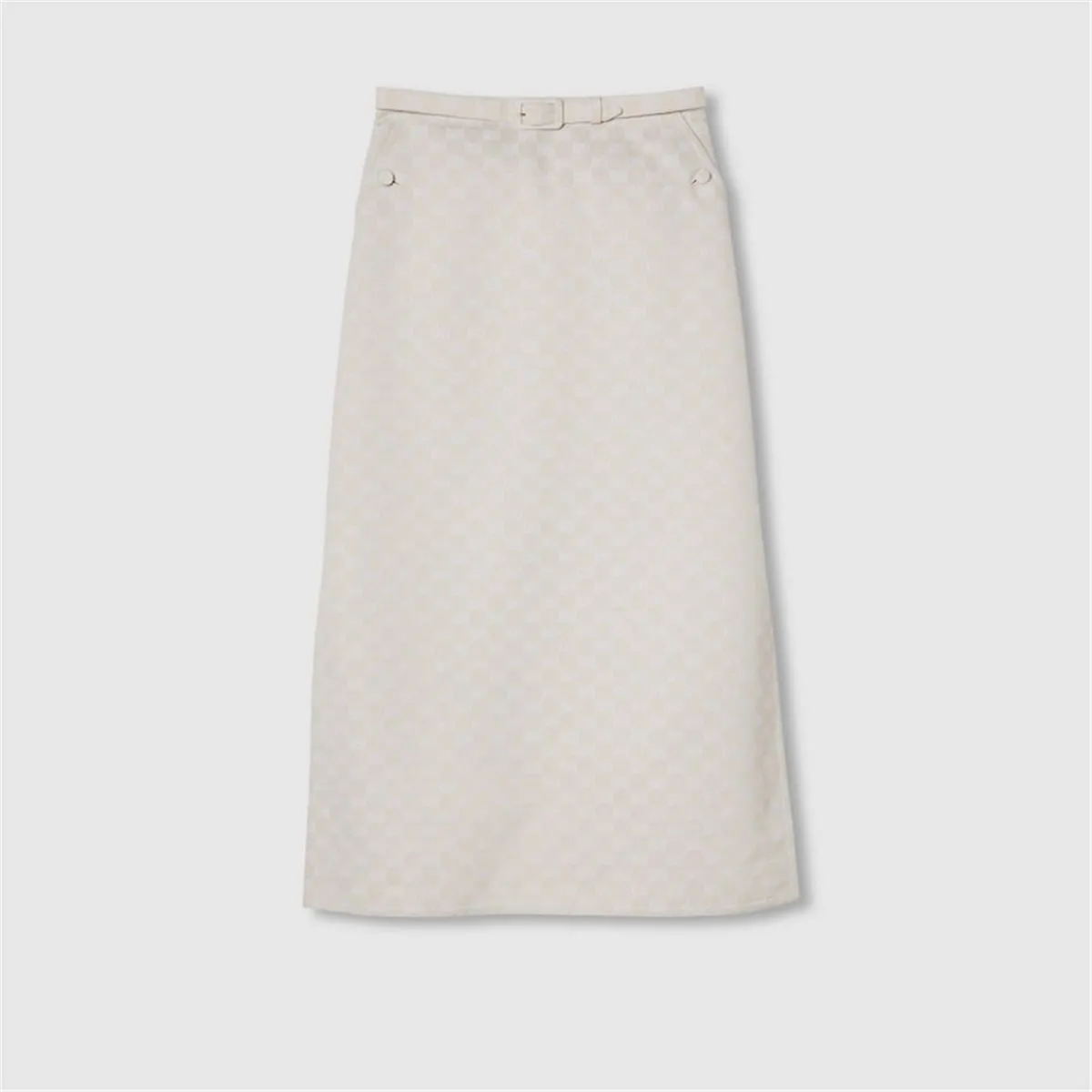 GG COTTON GABARDINE SKIRT