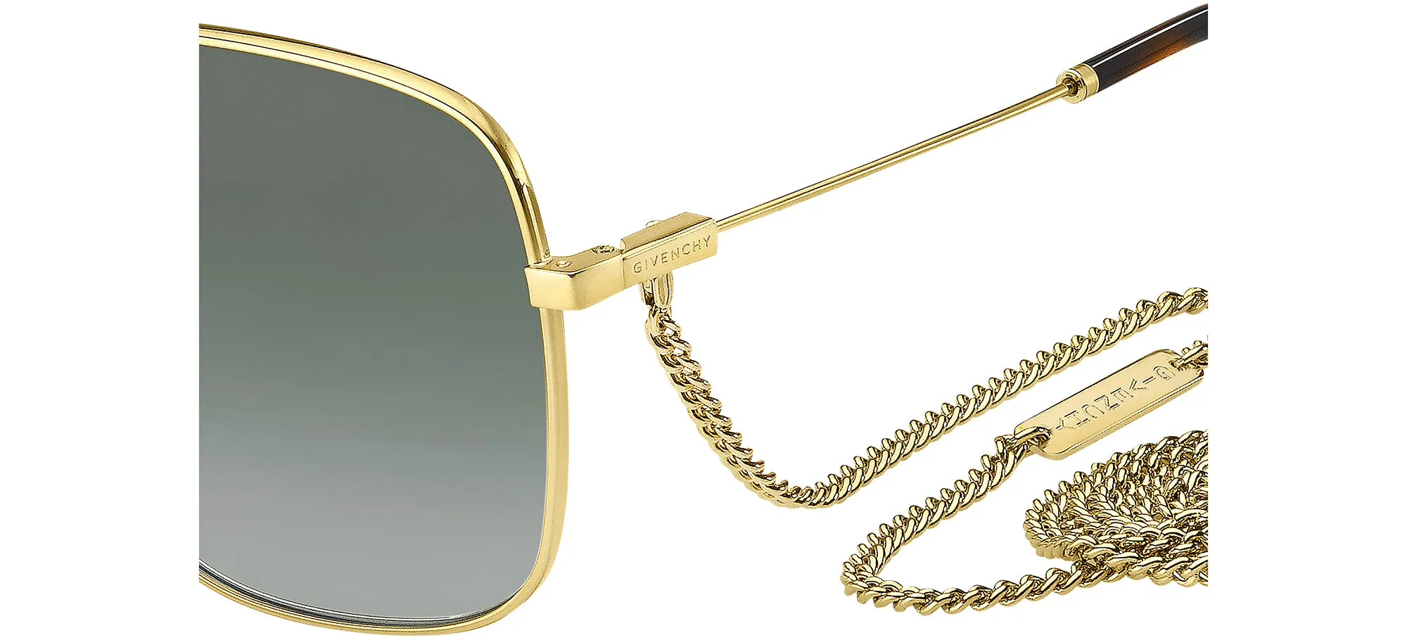 Givenchy GV7183 w/Chain , Gold/Grey