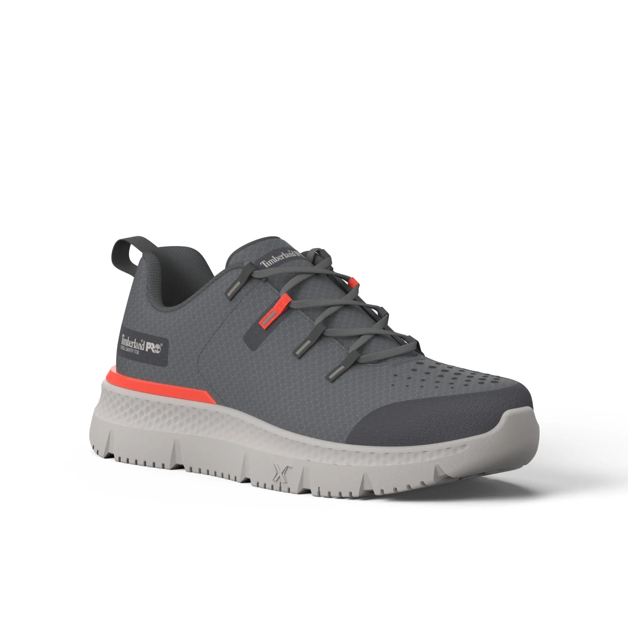 Intercept Steel-Toe Oxford Work Shoe Grey