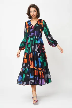 Ivy Dress Abstract