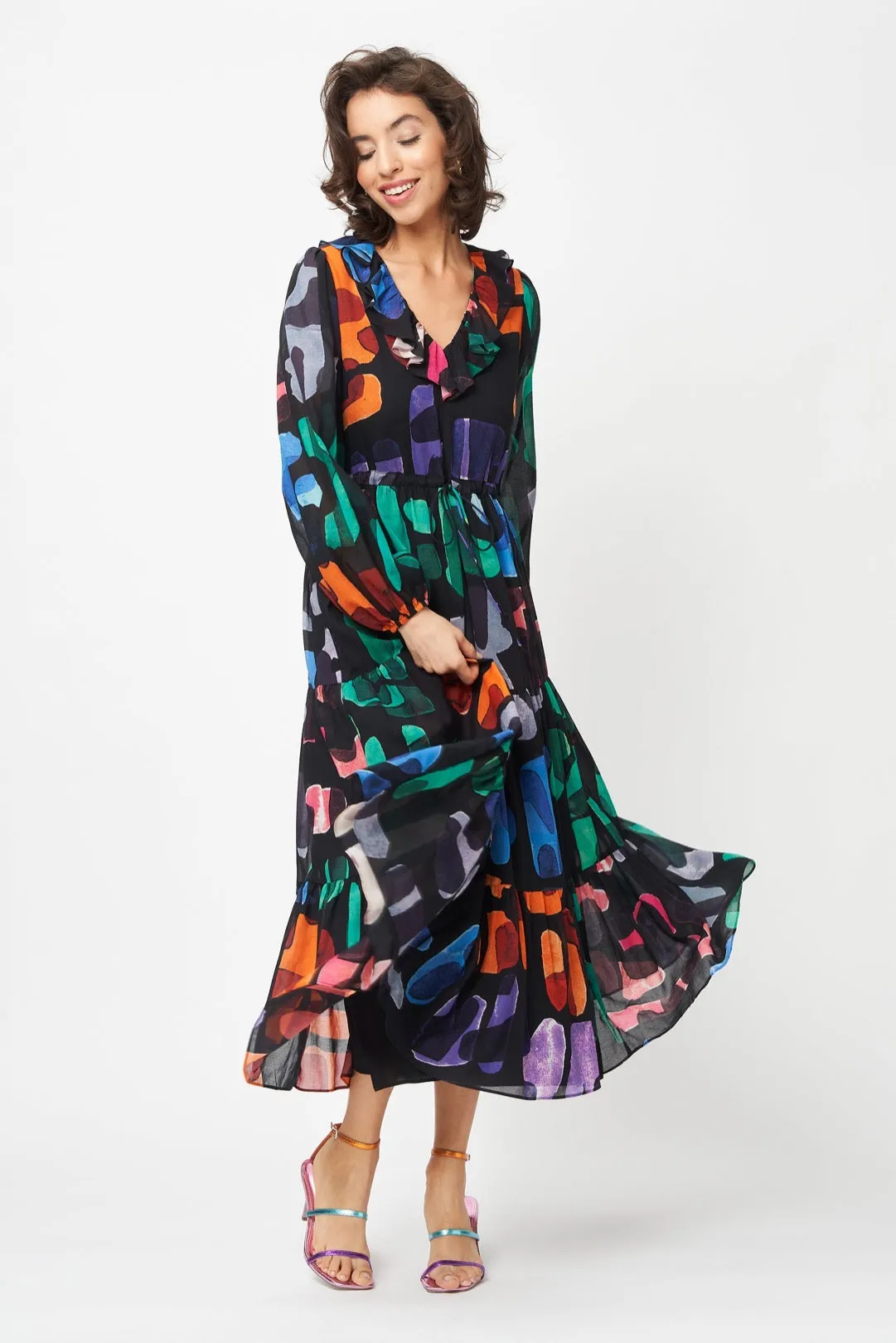 Ivy Dress Abstract