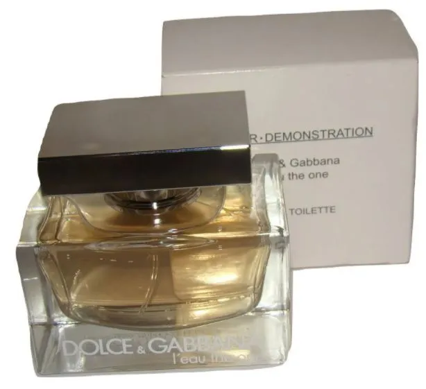 L'eau The One by Dolce & Gabbana EDT Spray 2.5 oz Tester In a White Box