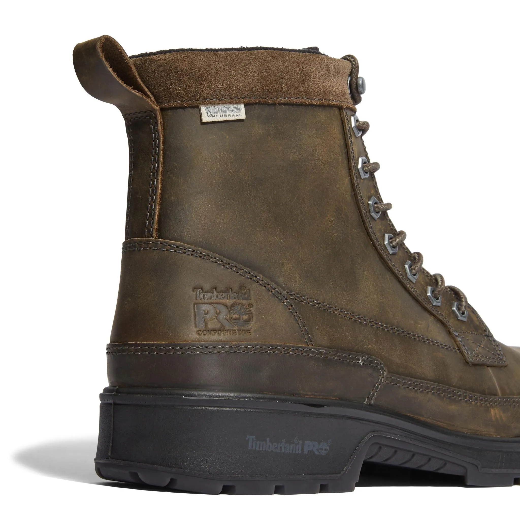 Nashoba Ek  6 Inch Composite-Toe Waterproof Work Boot Brown