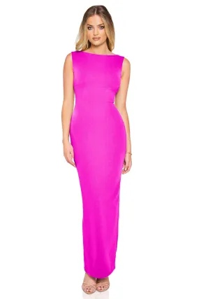 Stunning Fuchsia Bliss Maxi Dress by Nookie - Perfect for Any Occasion