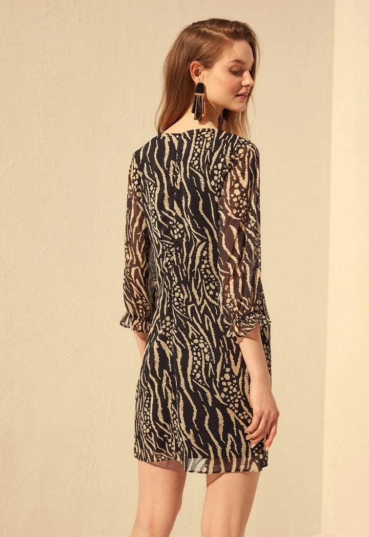 Pattern Print Dress