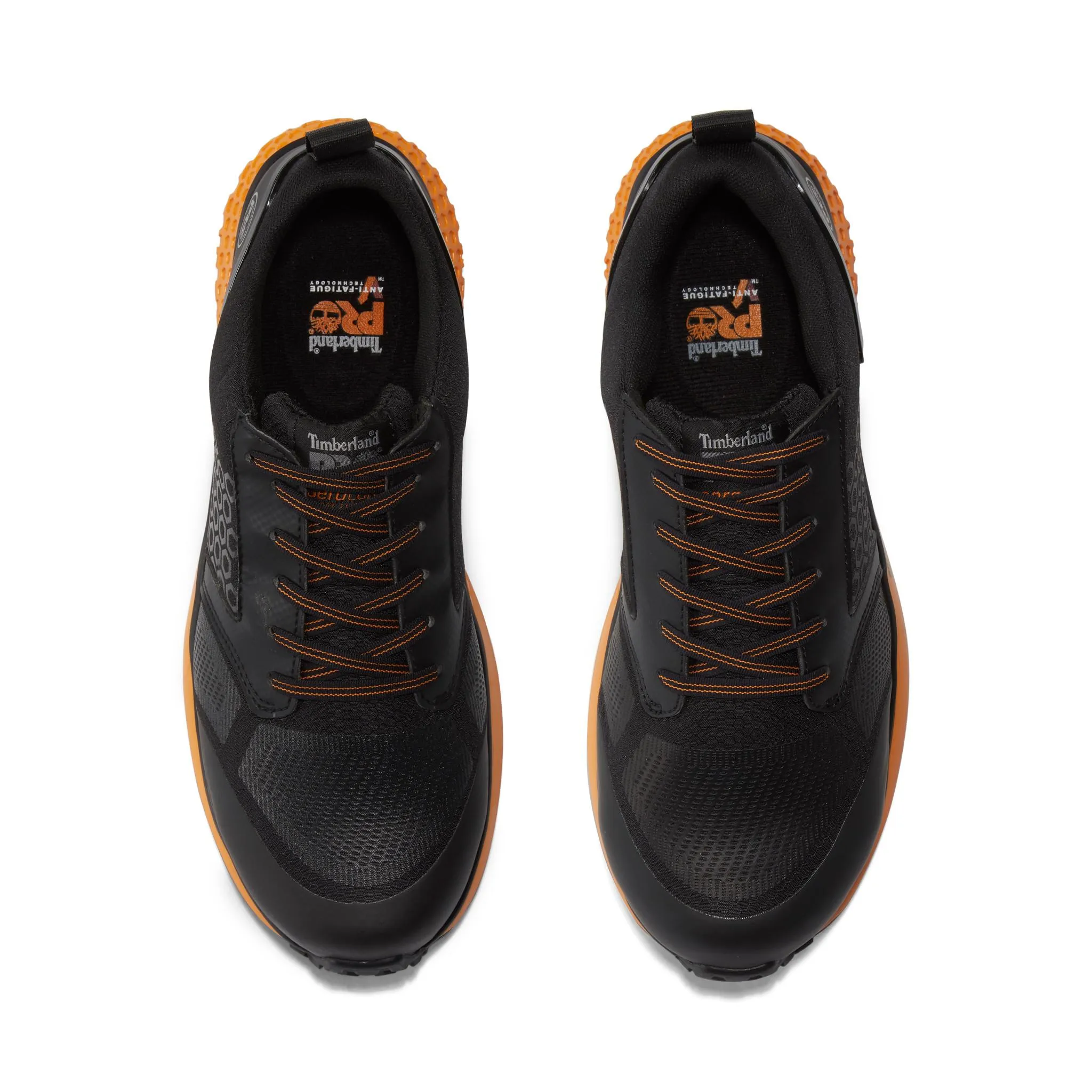 Reaxion Composite-Toe Work Shoe Black\Orange