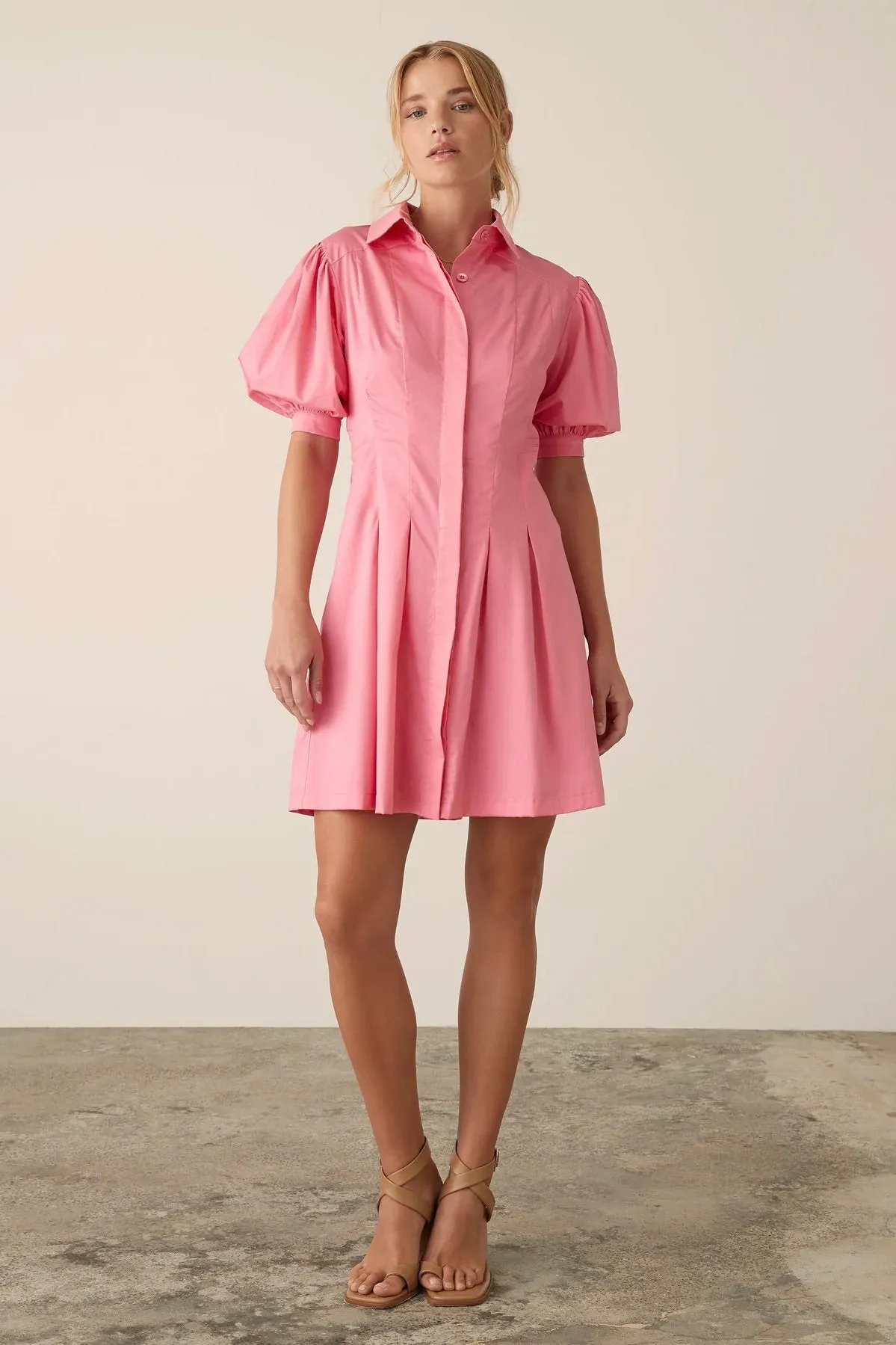 Sardinia Bubblegum Pink Mini Dress