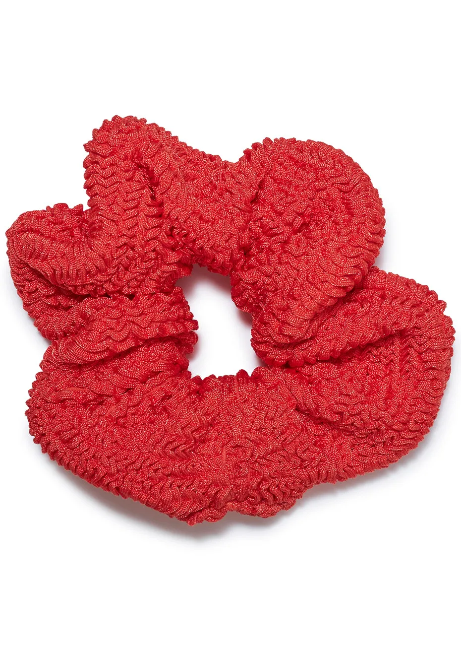 Scrunchie Metallic Tangerine