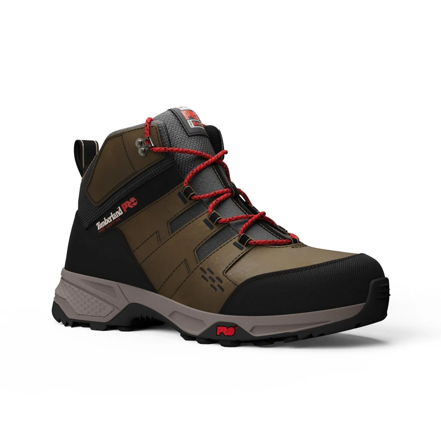 Switchback Lt 6 Inch Steel-Toe Work Boot Brown