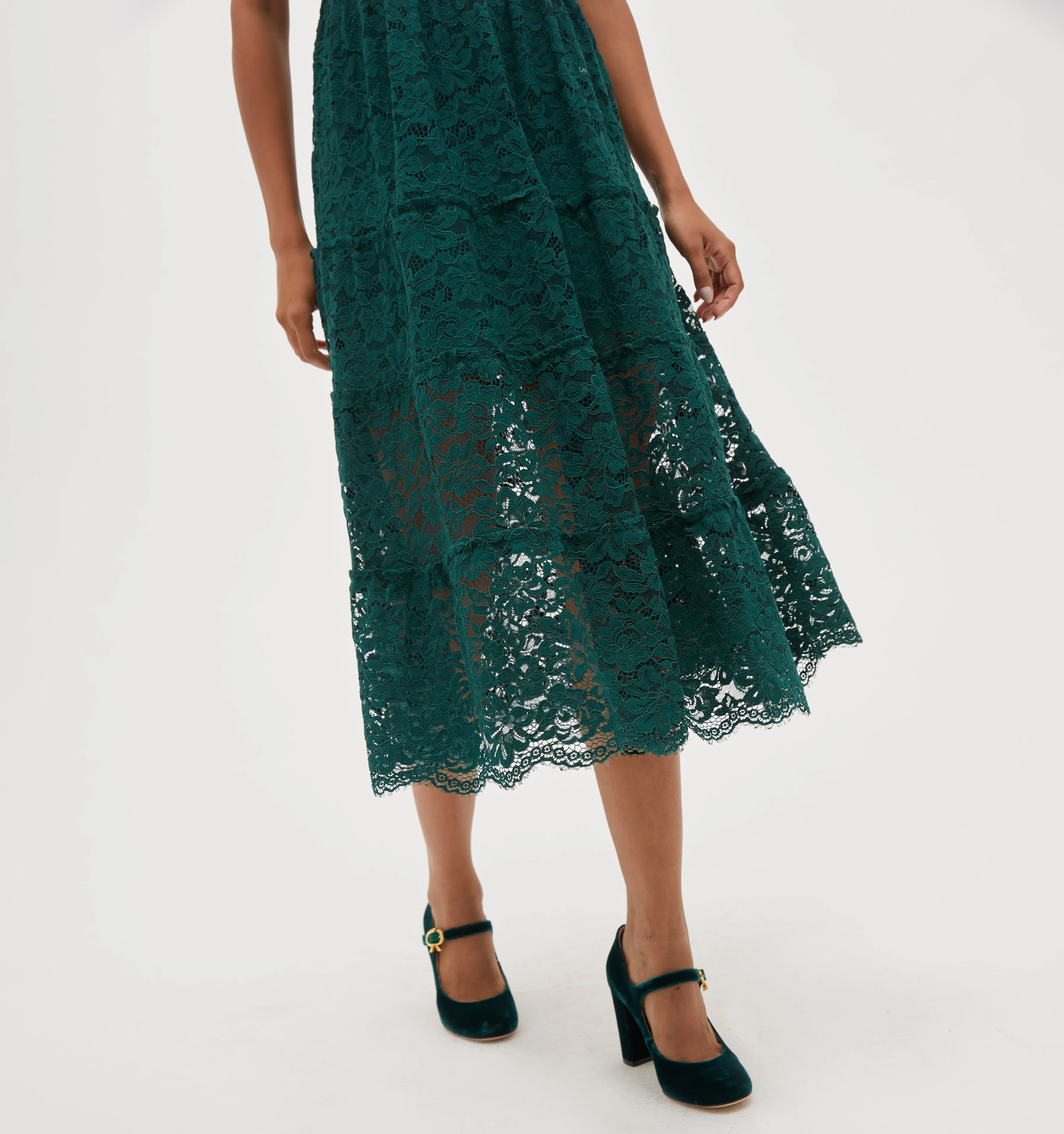 The Lace Ellie Nap Dress - Botanical Garden Lace