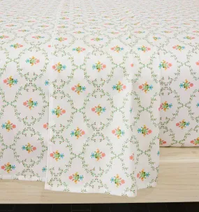 The Top Sheet - Pastel Trellis