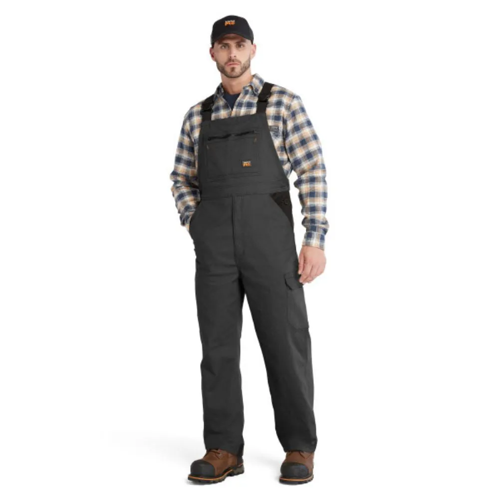 Timberland PRO Ironhide Men's Flex Bib Work Overalls - Black TB0A55RS015