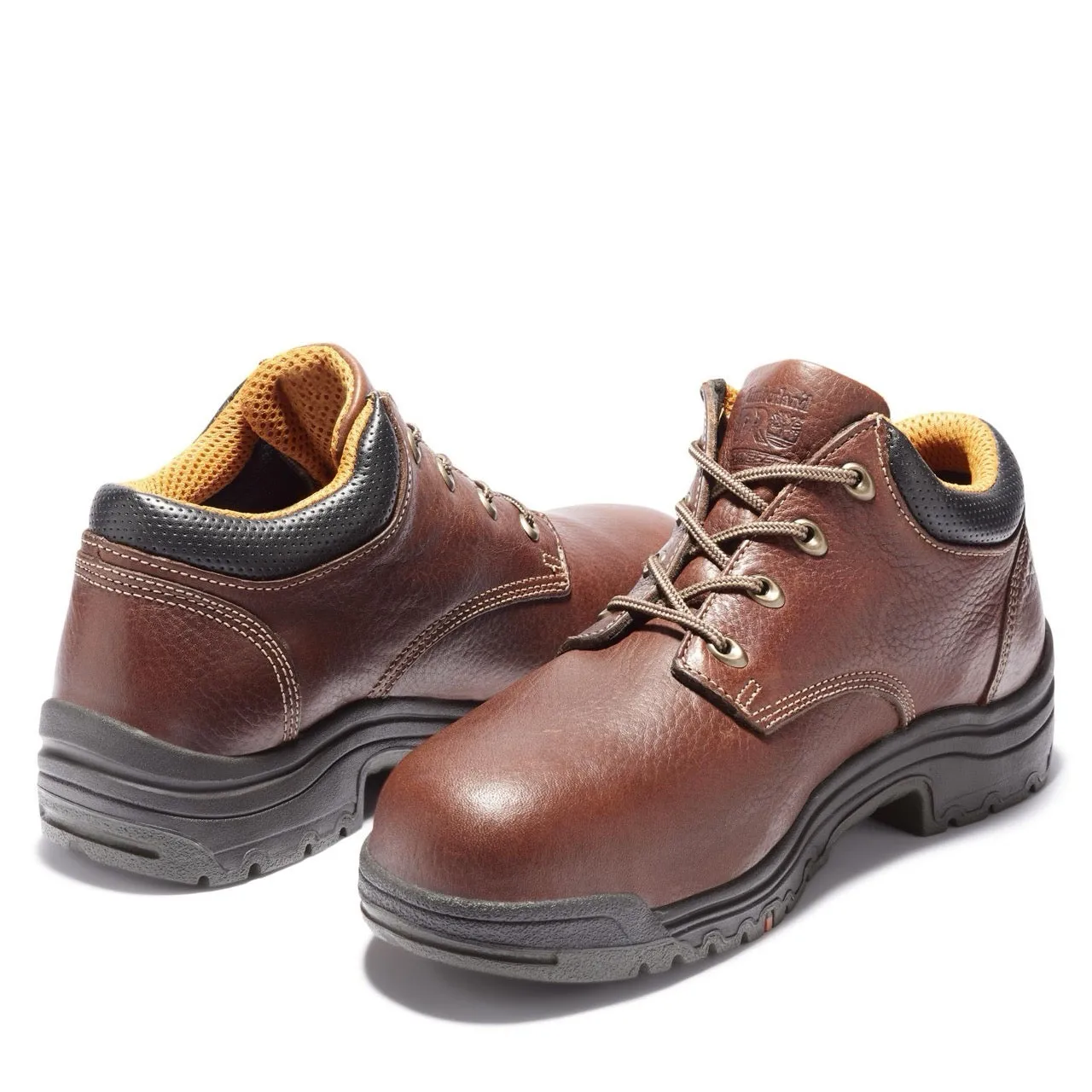 Titan Alloy-Toe Oxford Work Shoe Brown