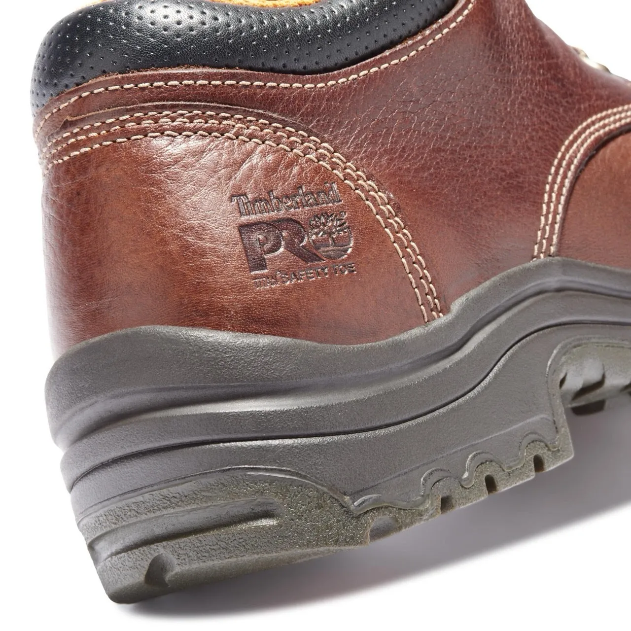 Titan Alloy-Toe Oxford Work Shoe Brown