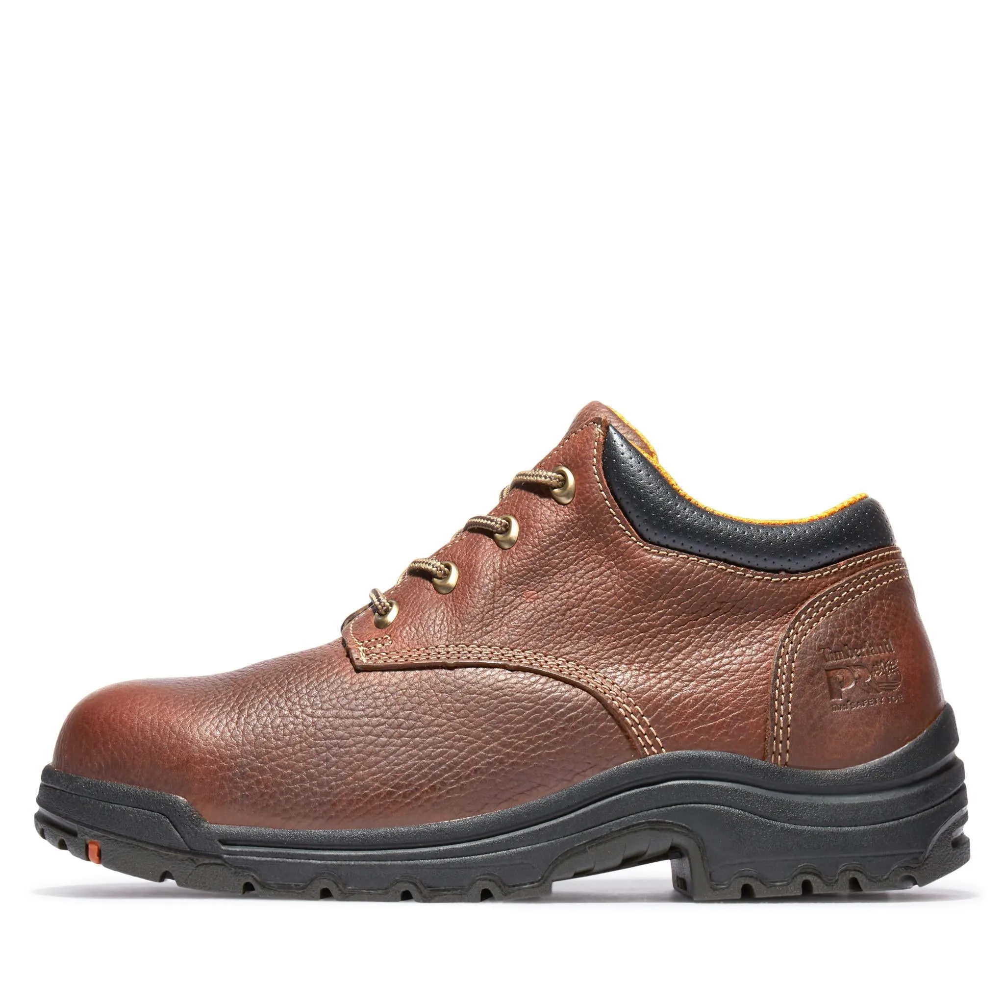 Titan Alloy-Toe Oxford Work Shoe Brown