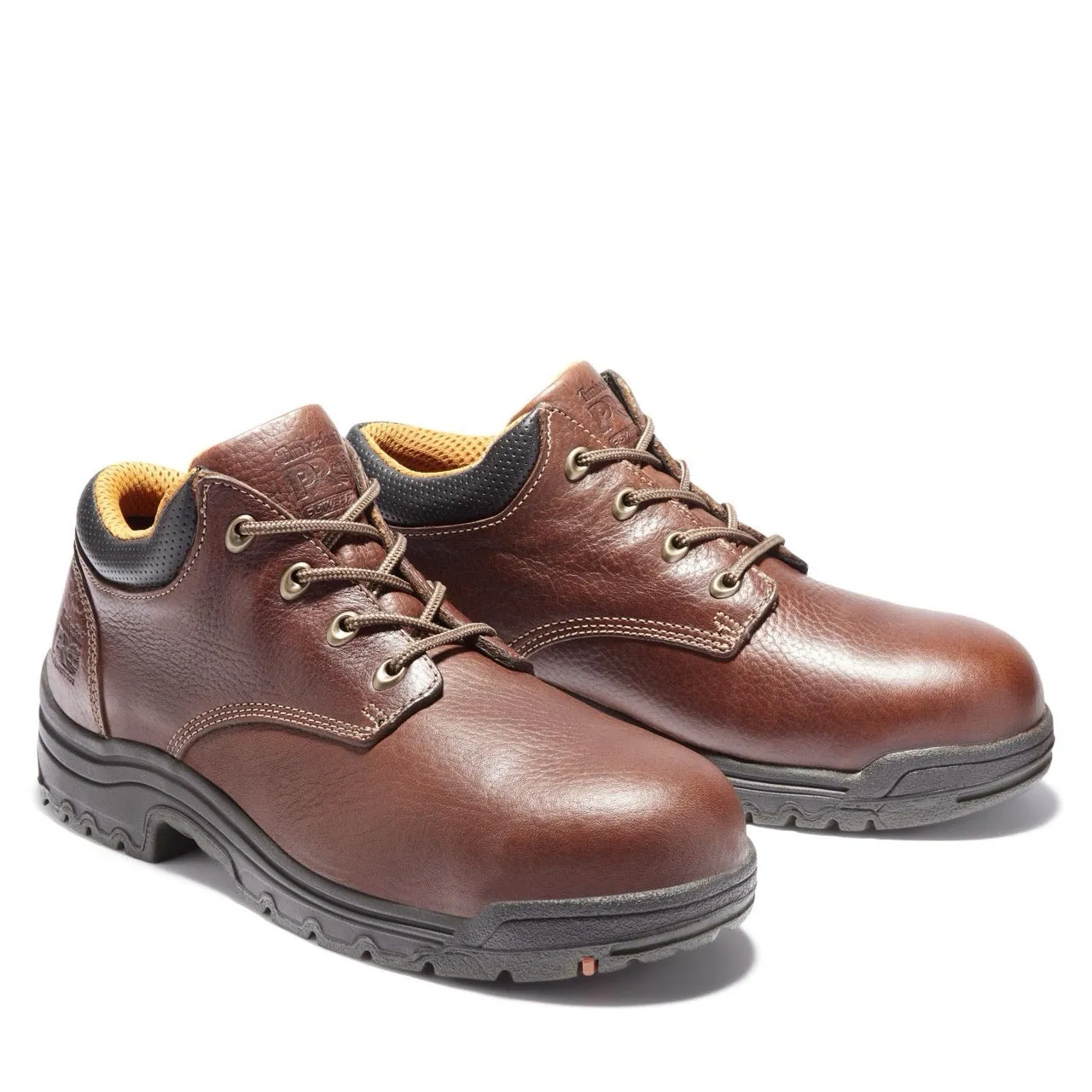 Titan Alloy-Toe Oxford Work Shoe Brown