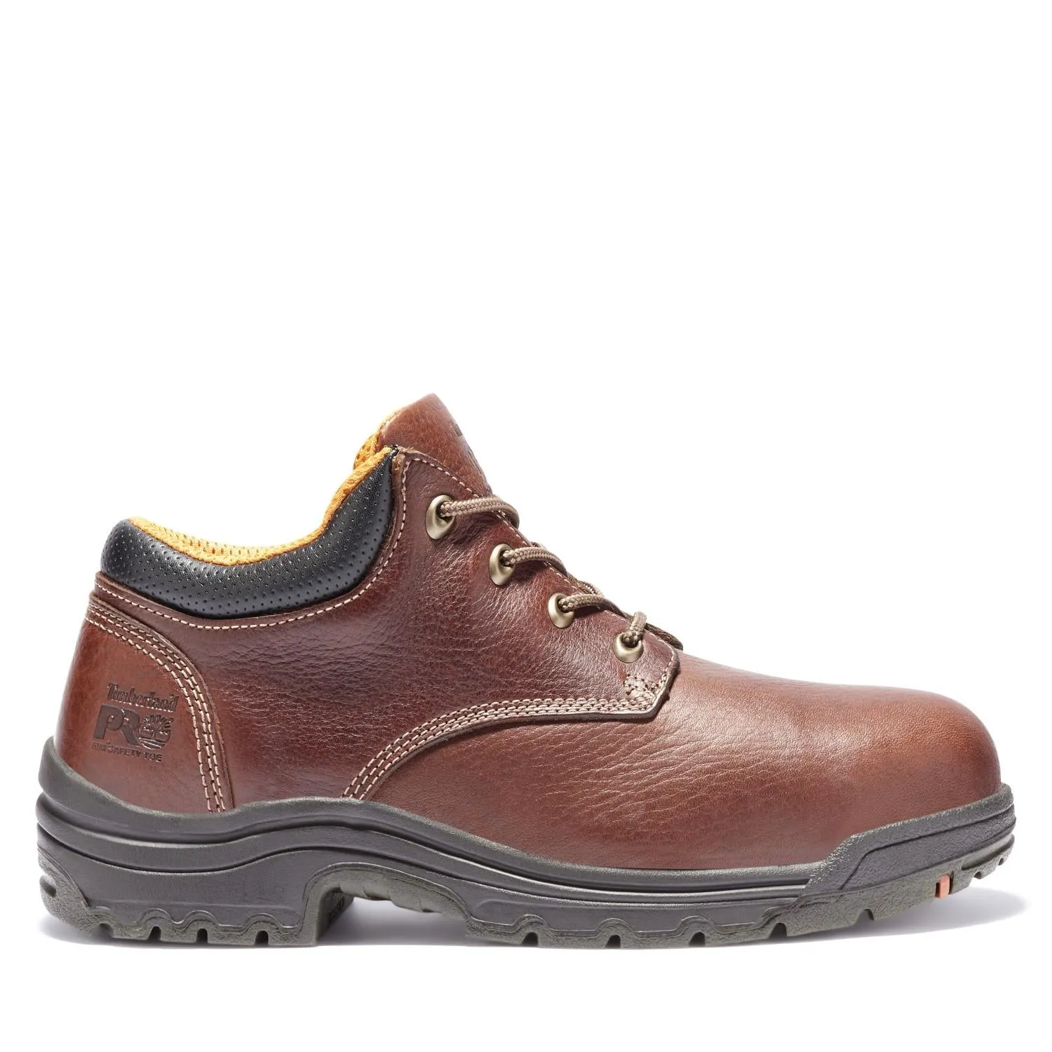 Titan Alloy-Toe Oxford Work Shoe Brown