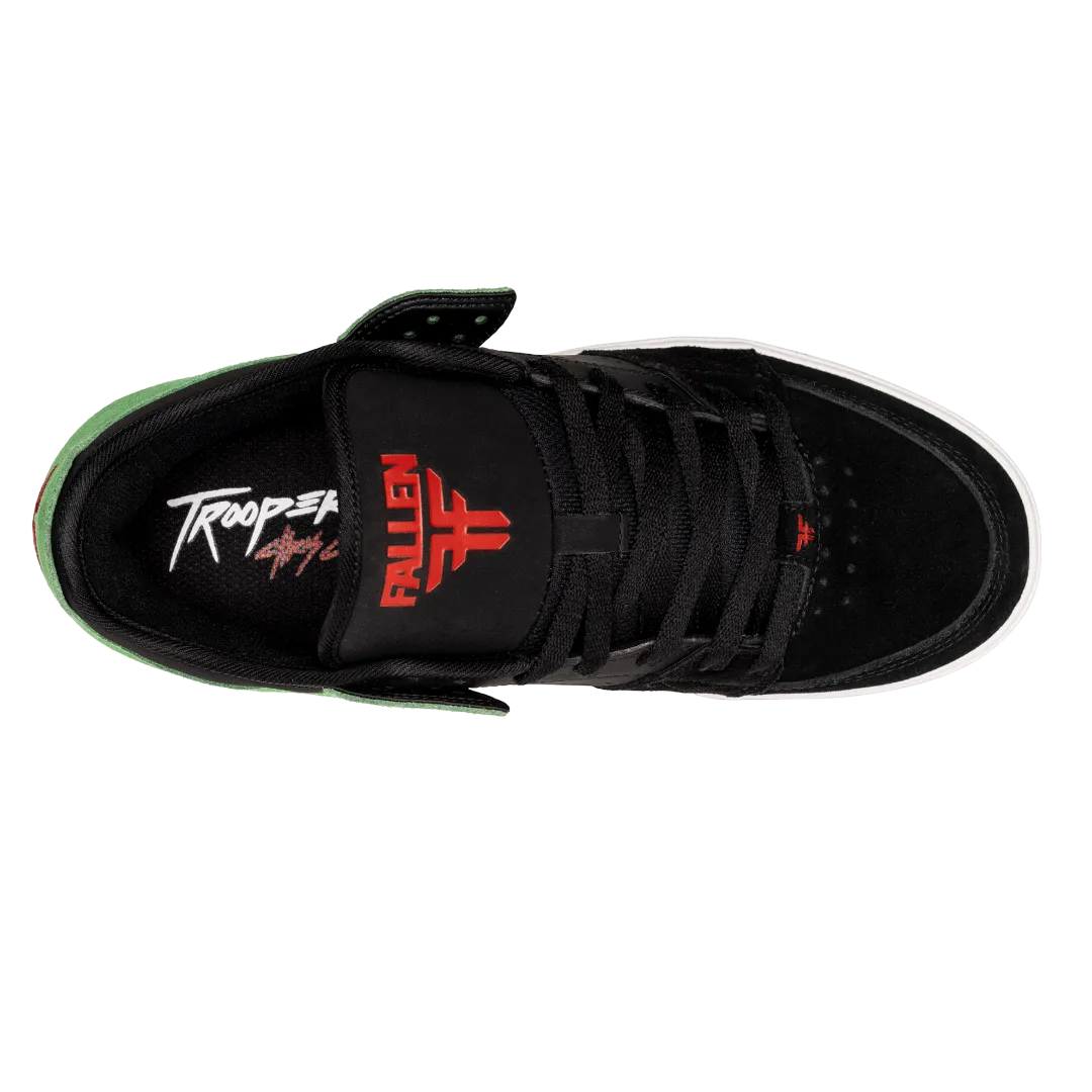 TROOPER BLACK/LIME/RED TRUE FIT - CUPSOLE