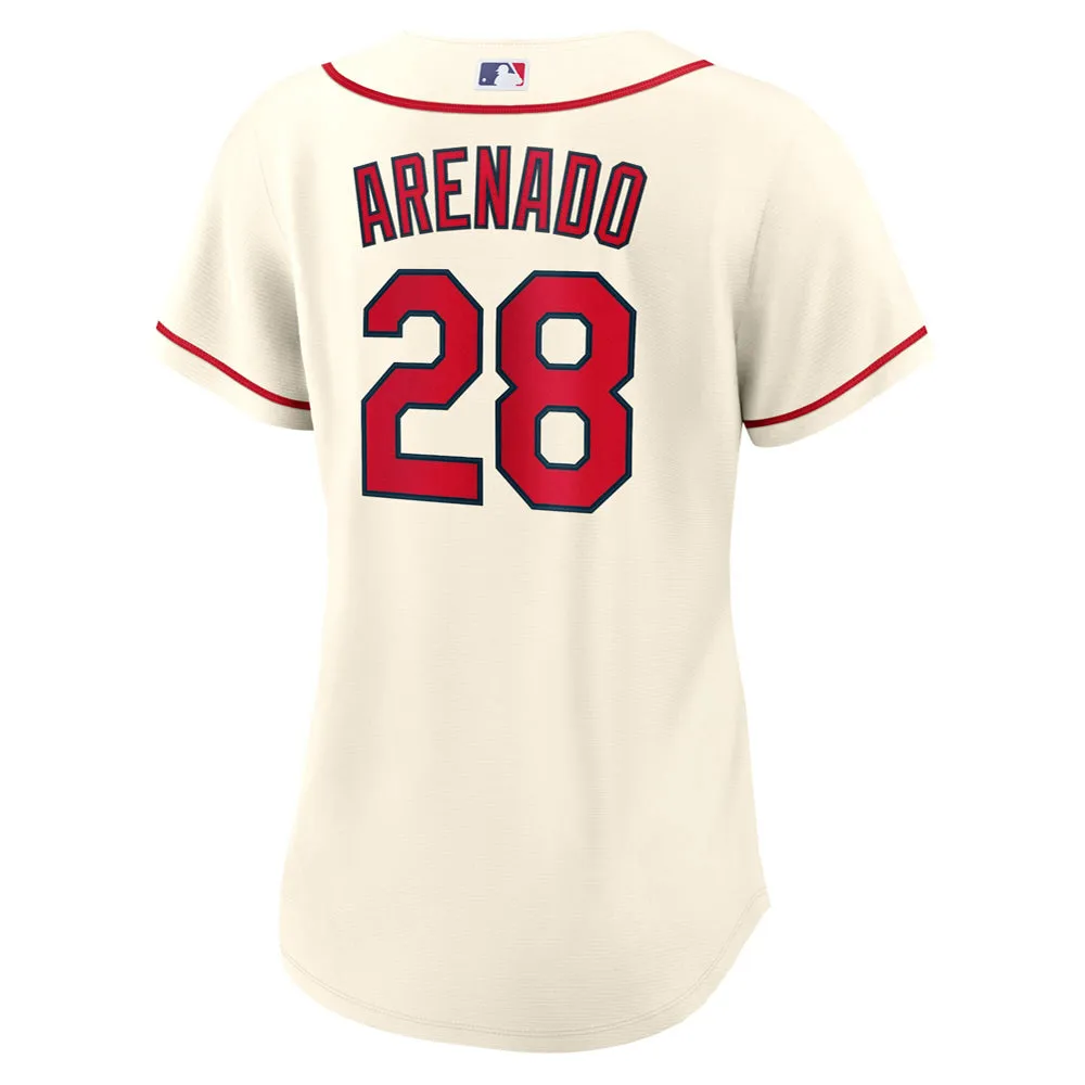 Women's St. Louis Cardinals Nolan Arenado Alternate Player Jersey - Cream