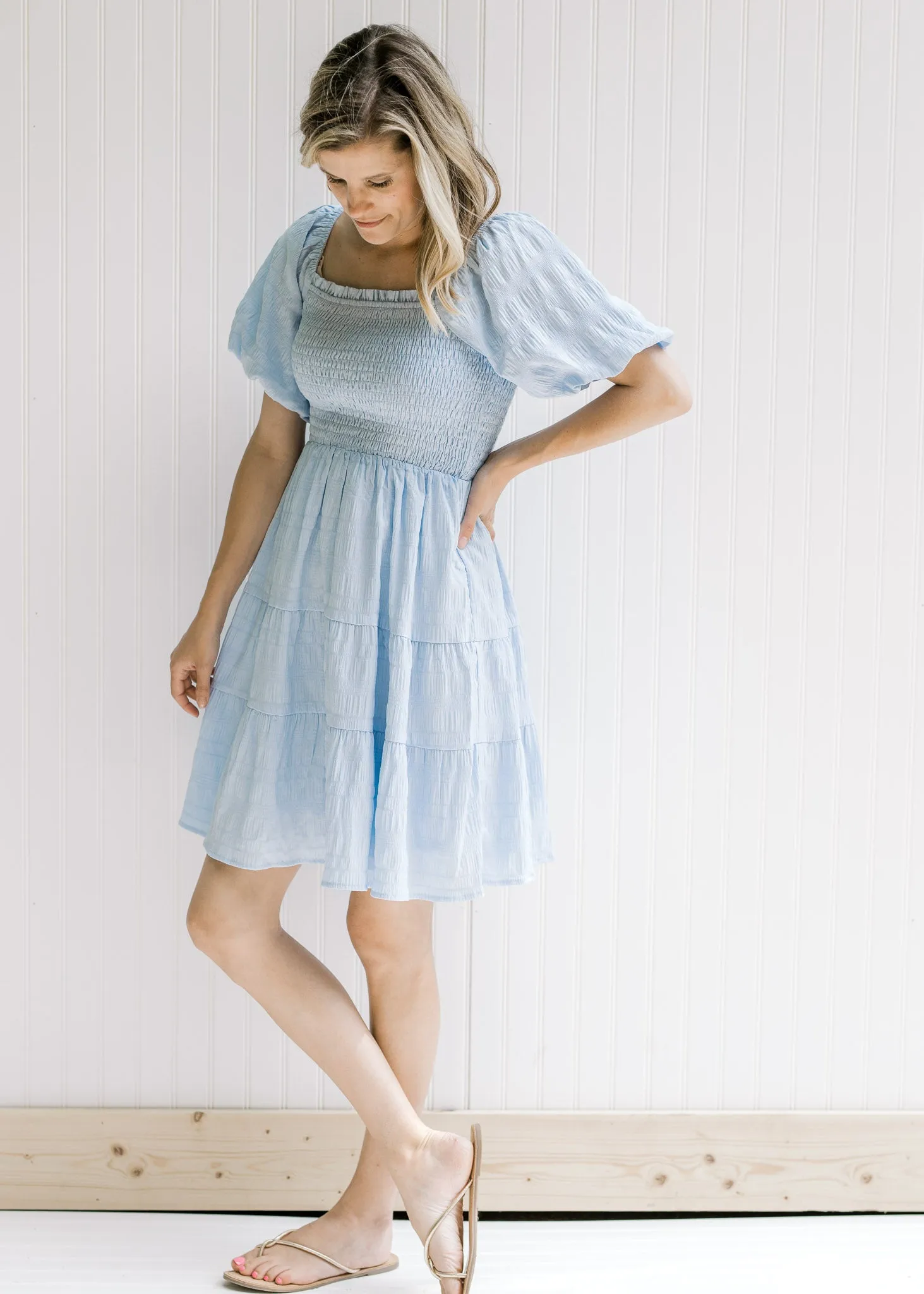 X Baby Blue Dress